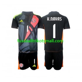 Fußballtrikots Costa Rica Keylor Navas 1 Torwart Kinder 2024 Kurzarm 3rd trikot kaufen
